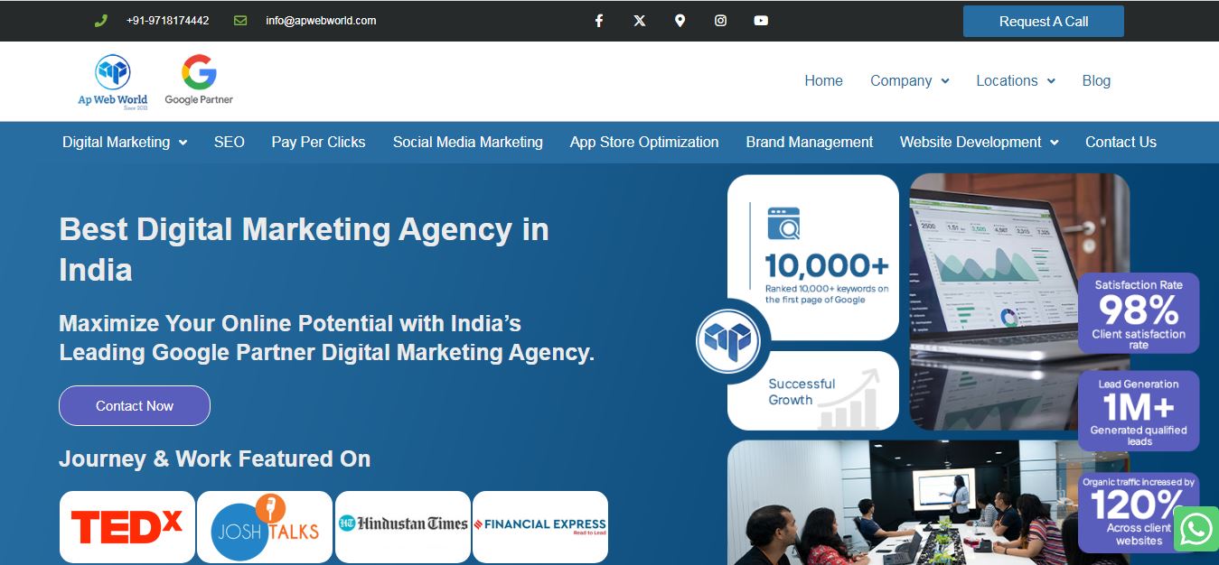AP Web World- Digital Marketing Agency In Noida 