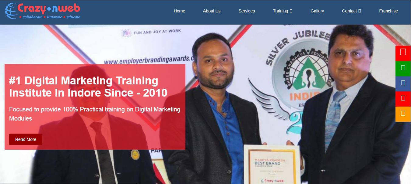 Crazyonweb Digital Marketing Institute Indore 