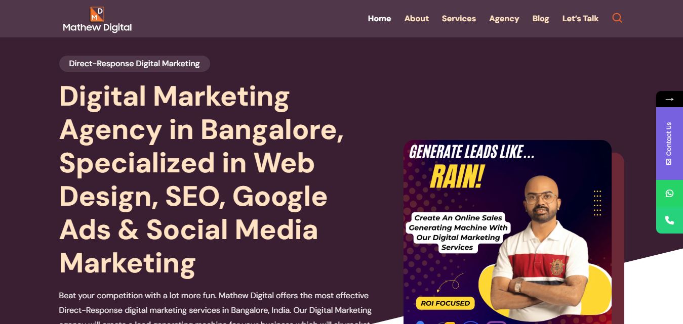 Mathew Digital - Digital Marketing Agency In Bangalore | SEO & Web Design Company 