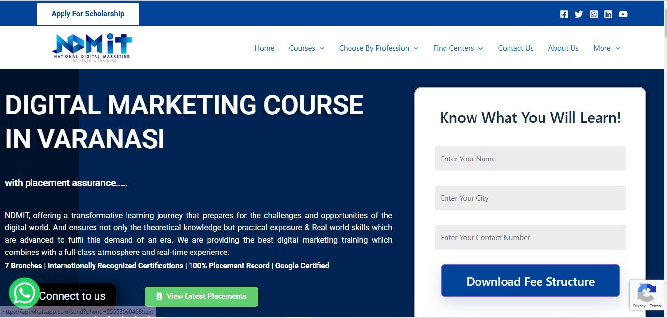 NDMIT | Digital Marketing Course in Varanasi | Digital Marketing Institute in Varanasi 