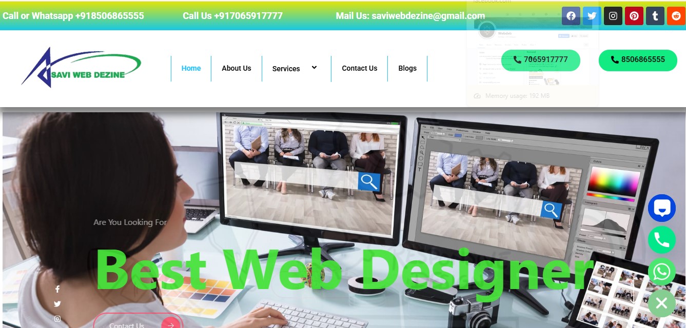 Savi Web Dezine