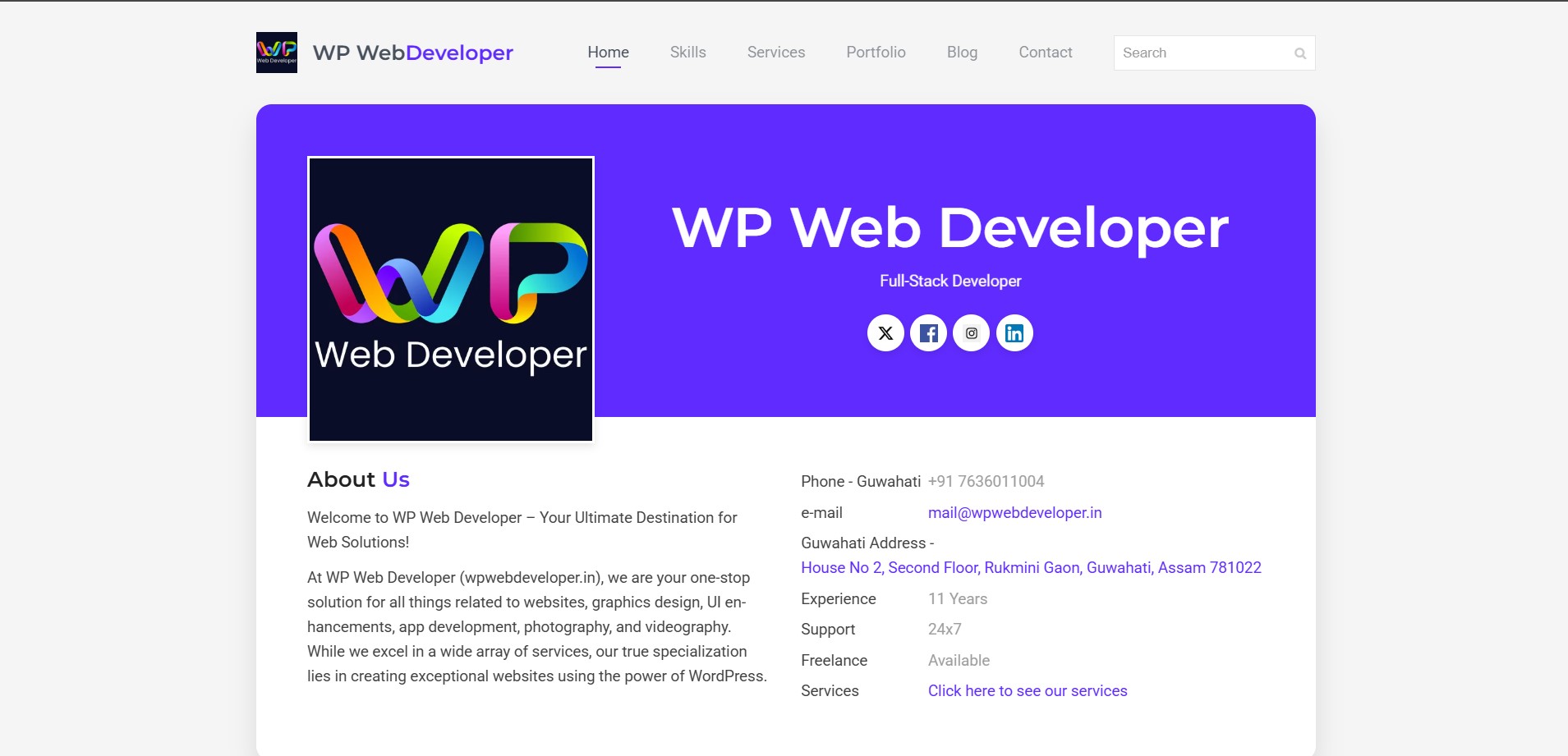 WP Web Developer