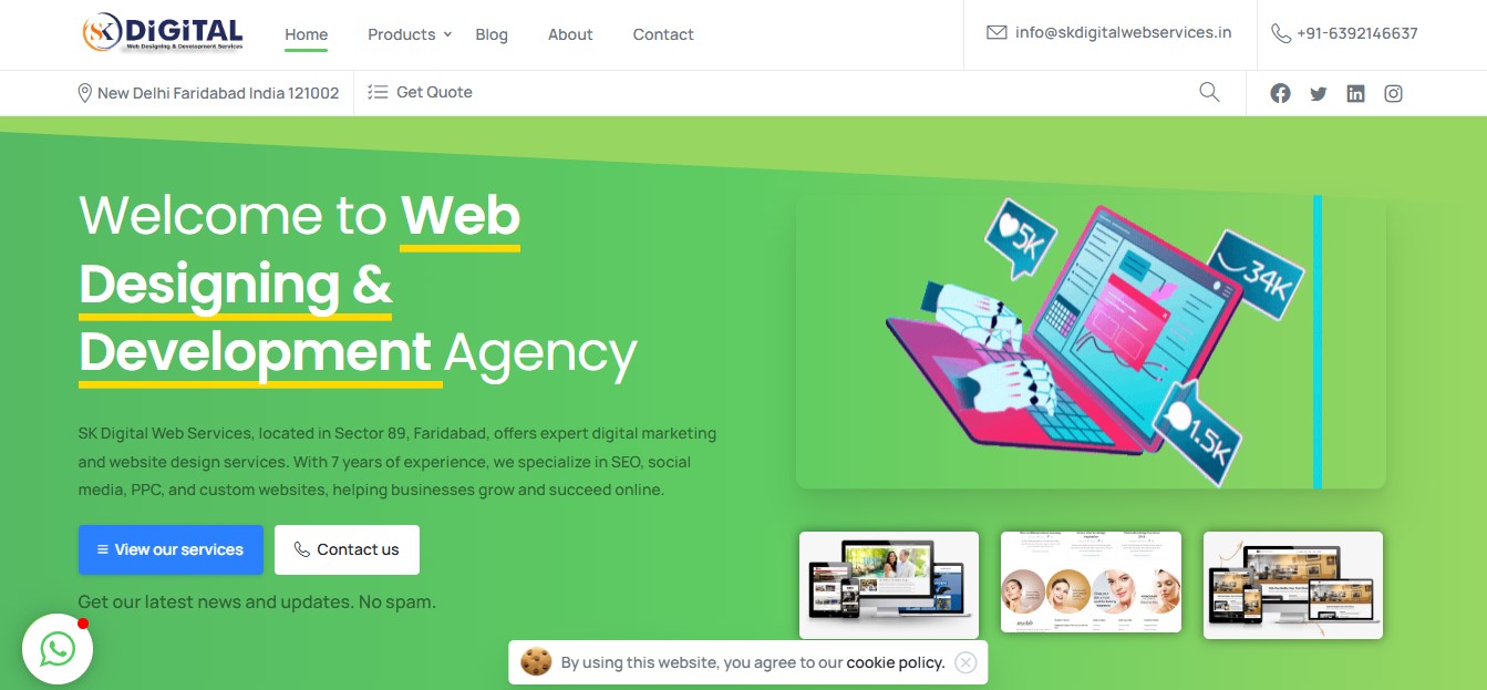 SK Digital Web Services
