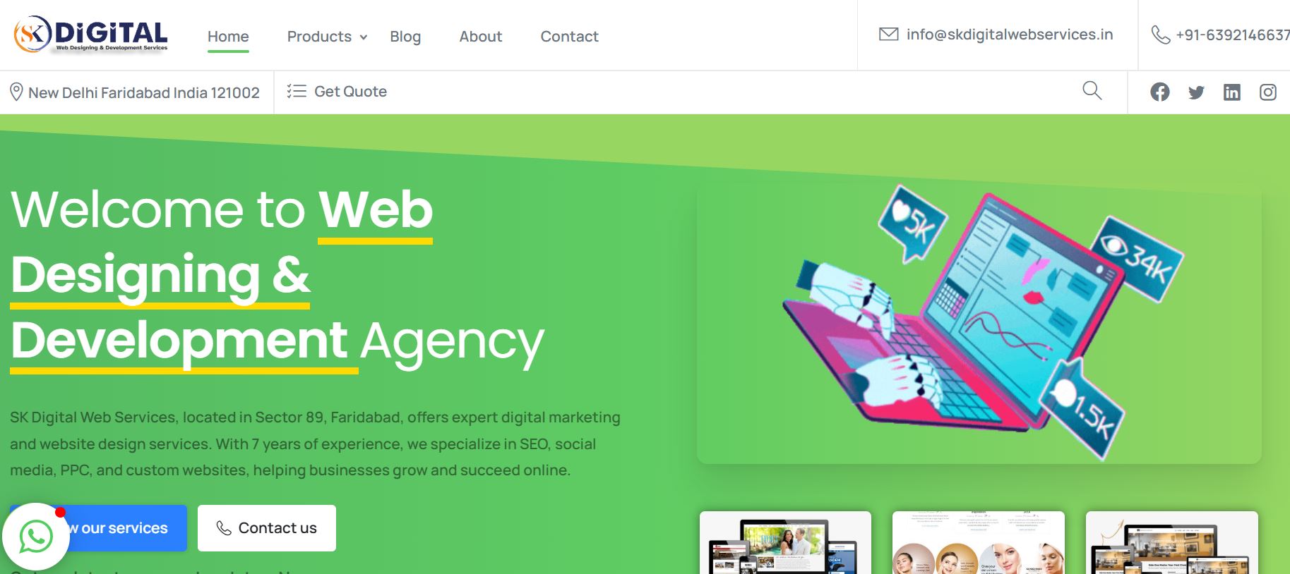 SK Digital Web Services